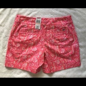 VINEYARD VINES WOMAN PINK SHELLS SHORT